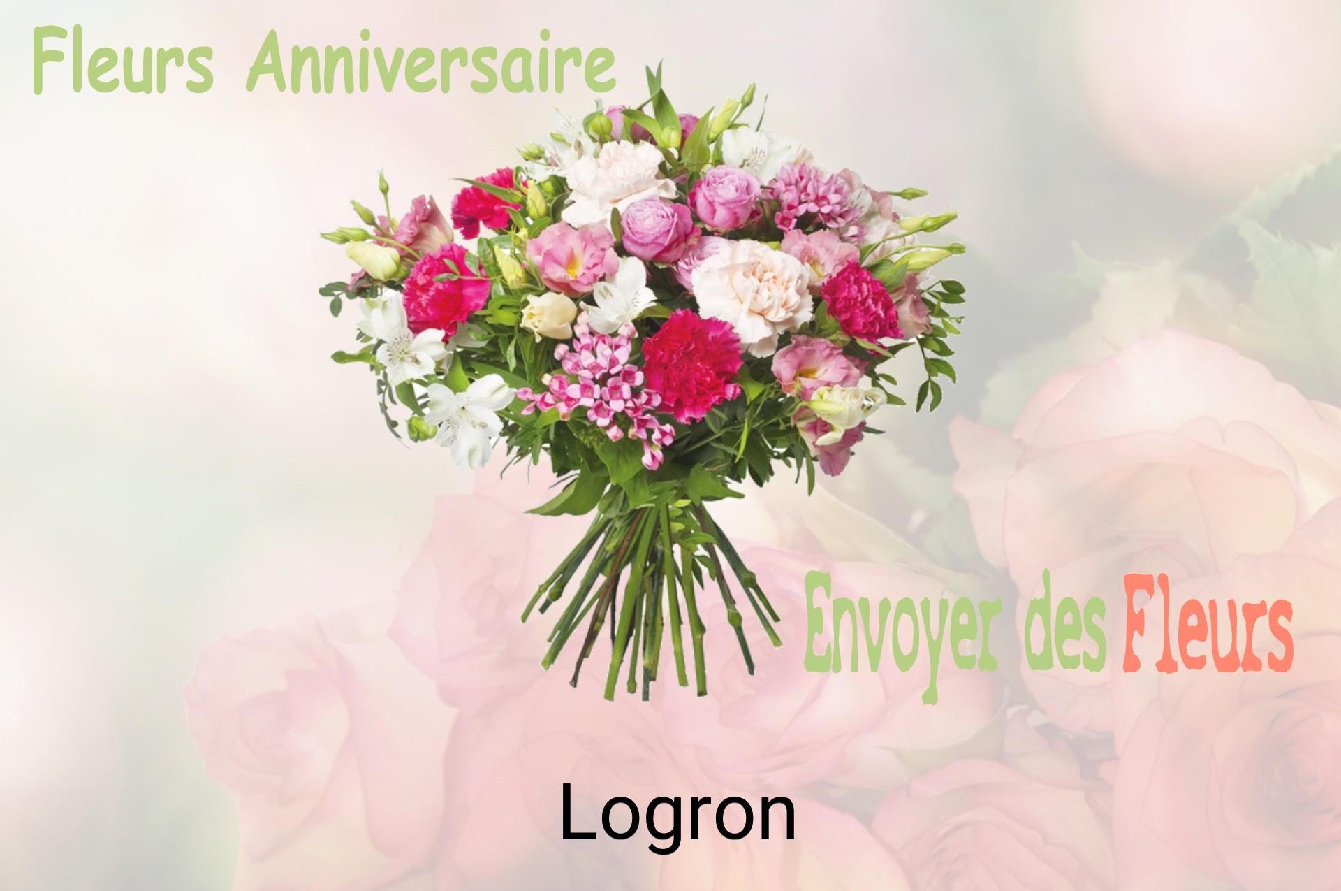 Bouquet de fleurs d’anniversaire livré à Logron